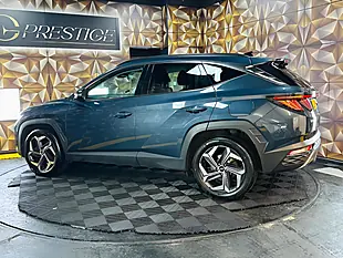 Used 2022 Hyundai Tucson Premium Teal Blue - Interior and Exterior details 10