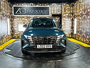 Used 2022 Hyundai Tucson Premium Teal Blue - Interior and Exterior details 2