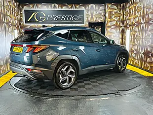 Used 2022 Hyundai Tucson Premium Teal Blue - Interior and Exterior details 6