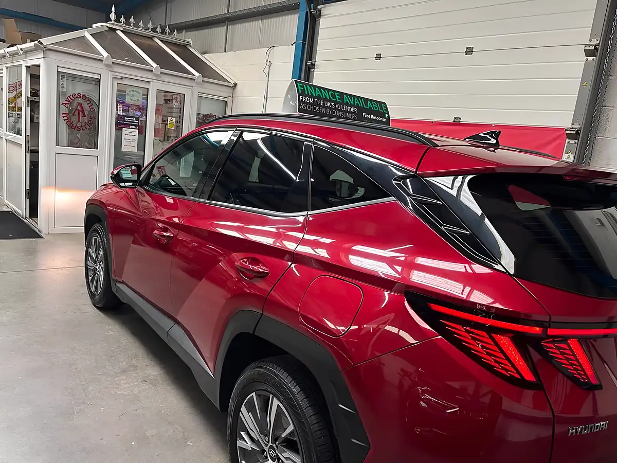 Used 2022 Hyundai Tucson Se Connect Red - Interior and Exterior details 3