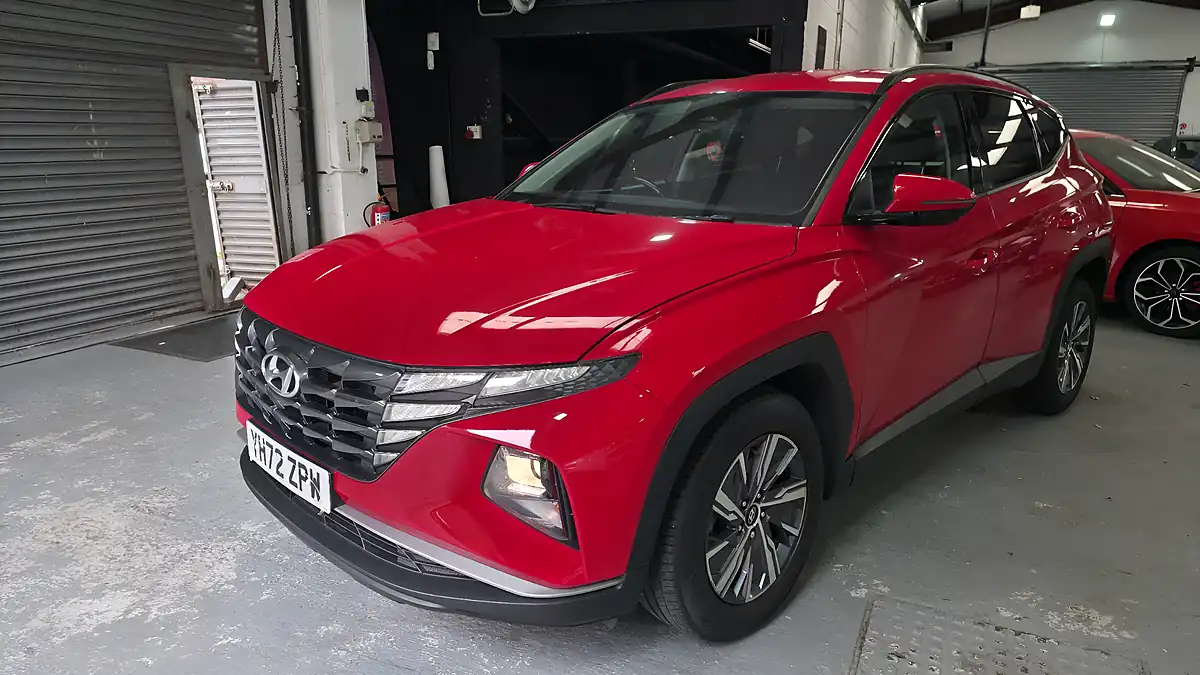Used 2022 Hyundai Tucson Se Connect Red - Interior and Exterior details 3