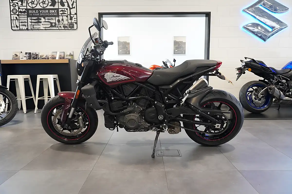 Used 2022 Indian Motorcycle Ftr 1200 S Maroon Metallic - Interior and Exterior details 2