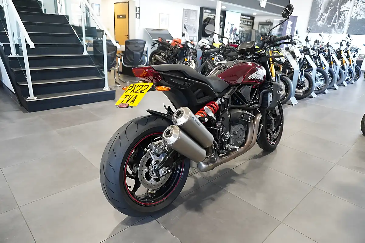 Used 2022 Indian Motorcycle Ftr 1200 S Maroon Metallic - Interior and Exterior details 5