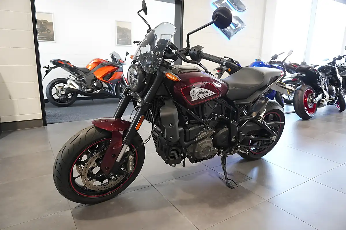Used 2022 Indian Motorcycle Ftr 1200 S Maroon Metallic - Interior and Exterior details 6