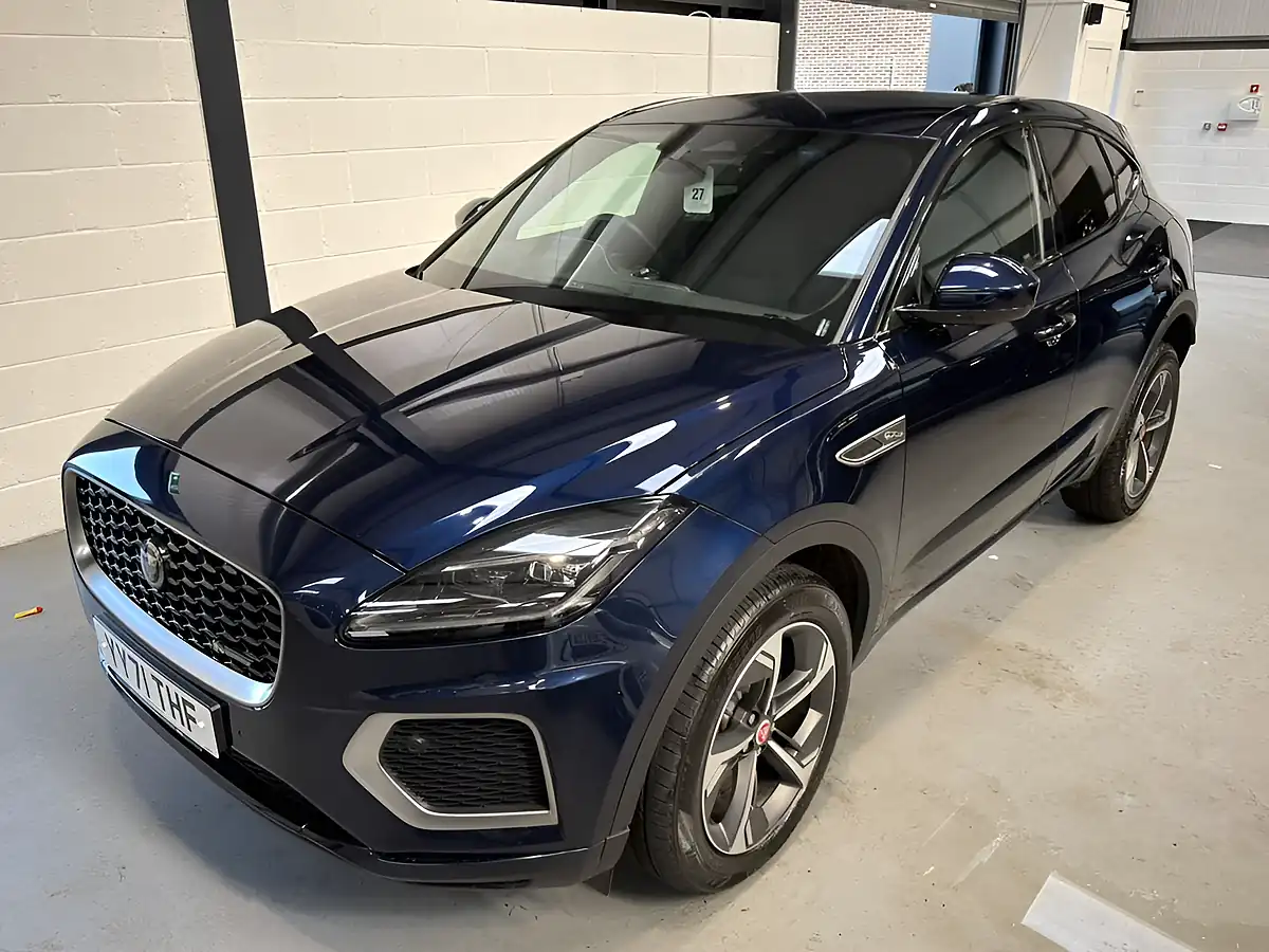 Used 2022 Jaguar E-Pace R-Dynamic Se Blue - Interior and Exterior details 2