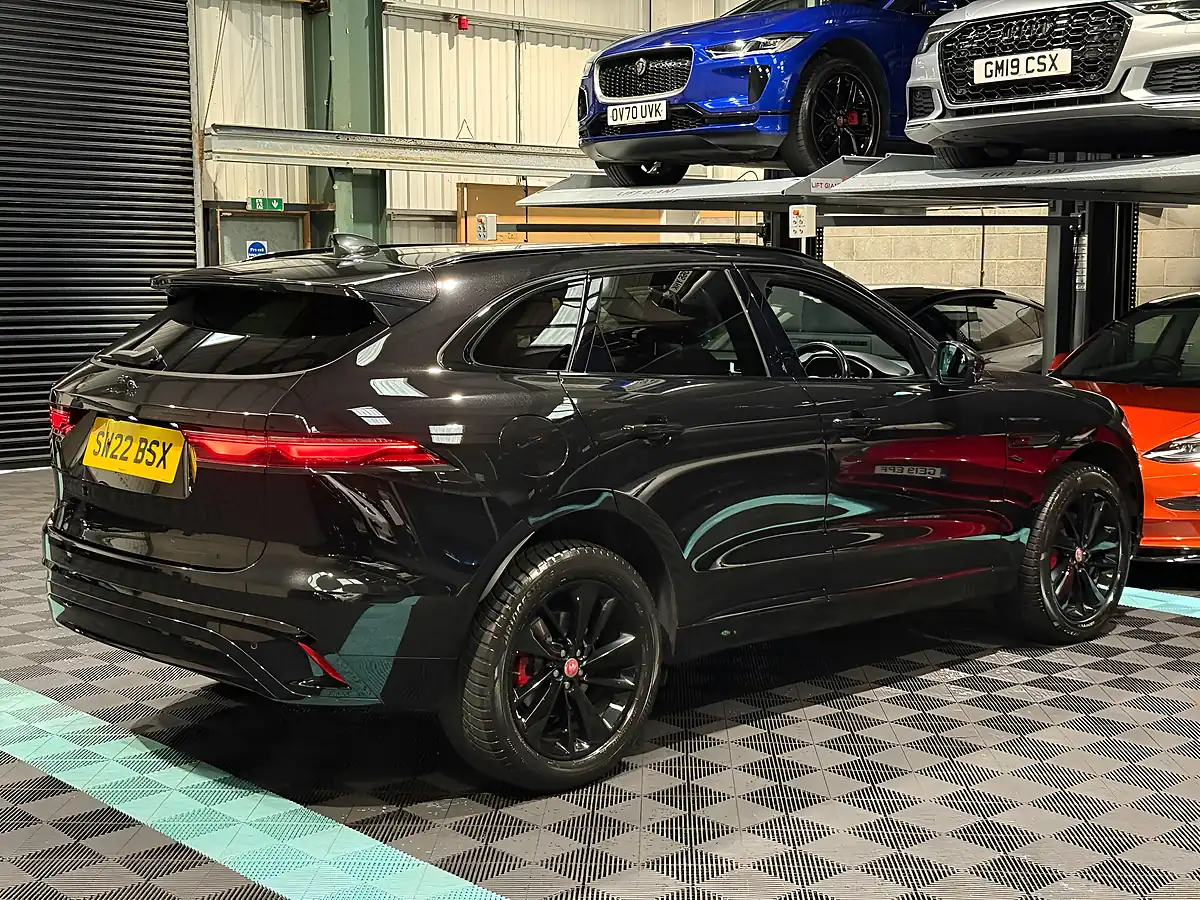Used 2022 Jaguar F-Pace R-Dynamic Black Black - Interior and Exterior details 9