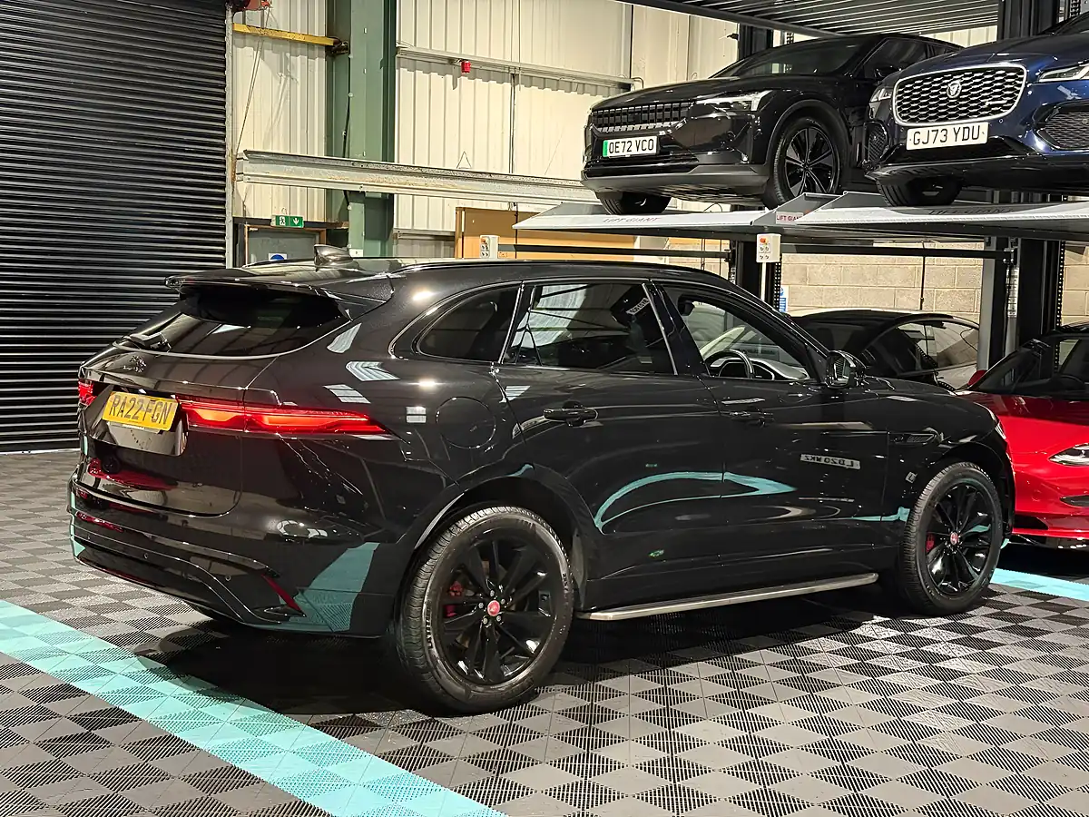Used 2022 Jaguar F-Pace R-Dynamic Black Black - Interior and Exterior details 8