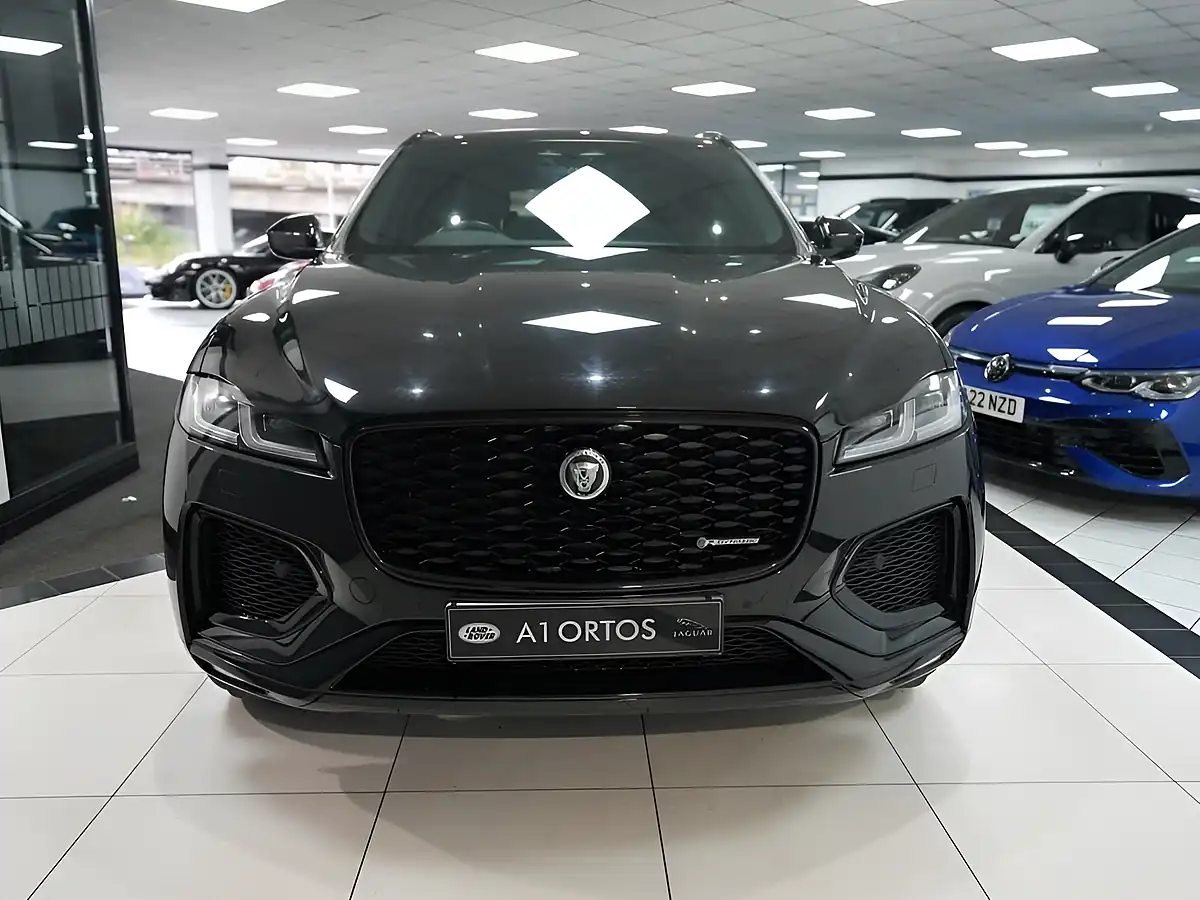 Used 2022 Jaguar F-Pace R-Dynamic Black Santorini Black - Interior and Exterior details 2