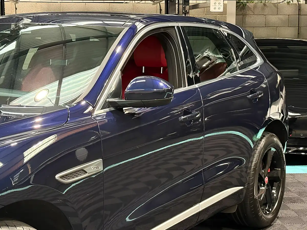 Used 2022 Jaguar F-Pace R-Dynamic S Blue - Interior and Exterior details 10