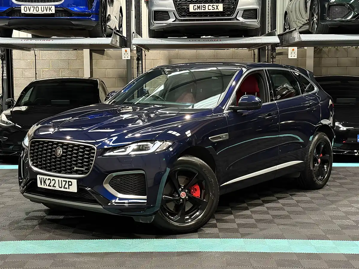 Used 2022 Jaguar F-Pace R-Dynamic S Blue - Interior and Exterior details 5