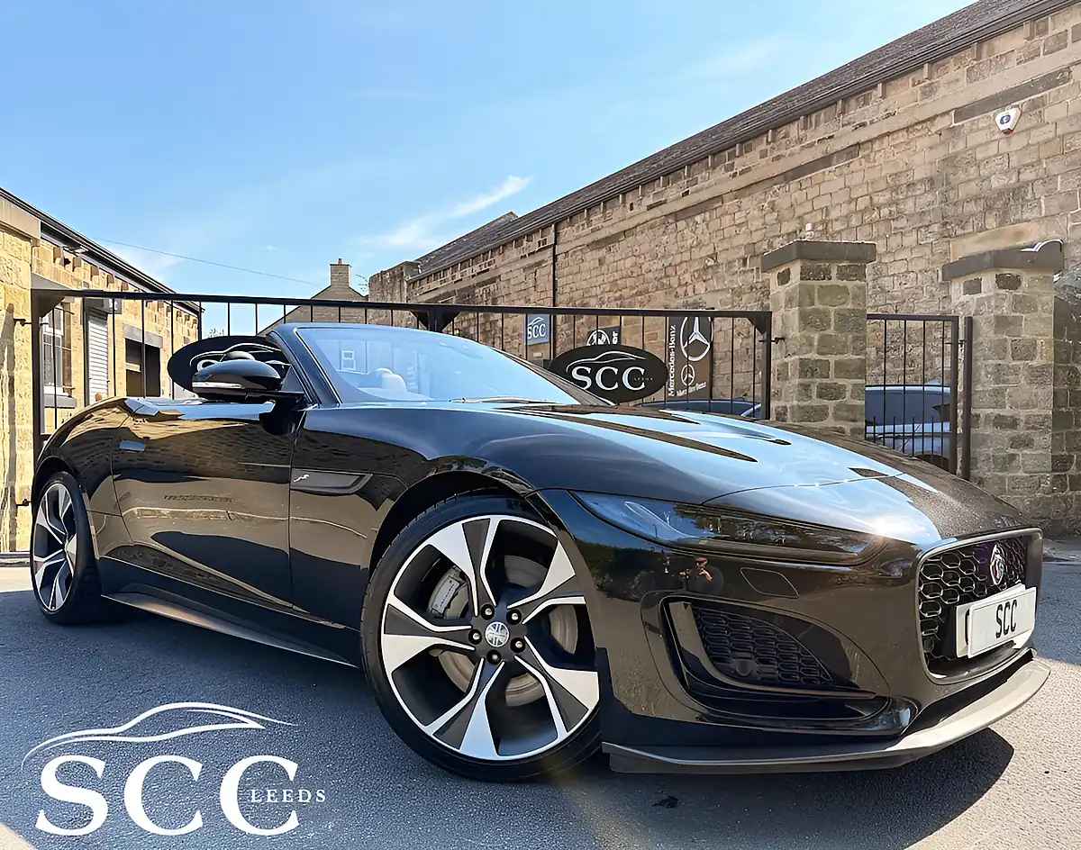 Used 2022 Jaguar F-Type First Edition Santorini Black - Front View