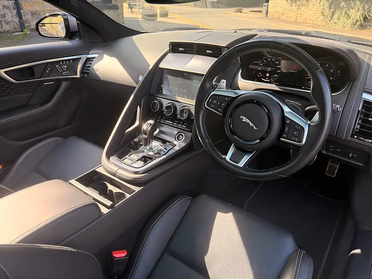 Used 2022 Jaguar F-Type R-Dynamic Black Eiger Grey - Interior and Exterior details 14