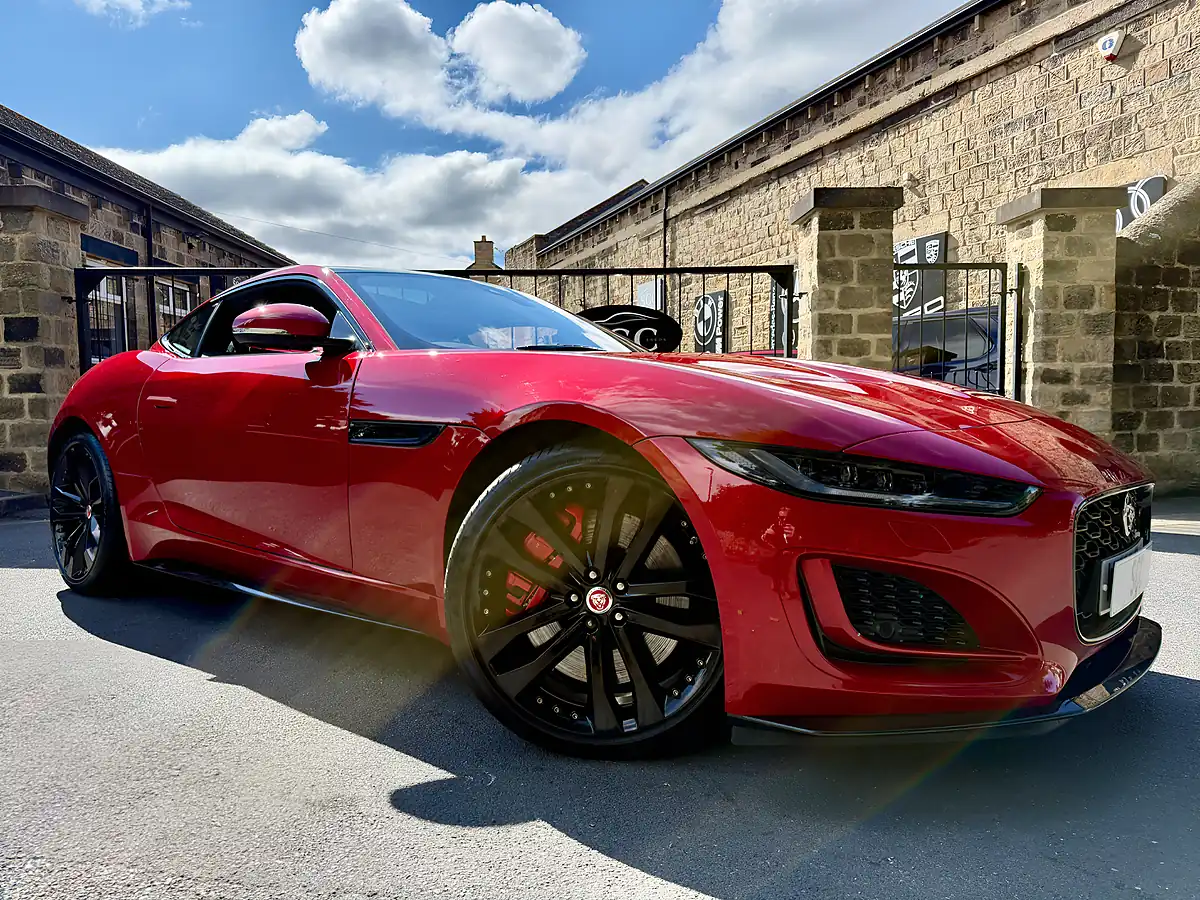 Used 2022 Jaguar F-Type R-Dynamic Black Firenze Red - Interior and Exterior details 10
