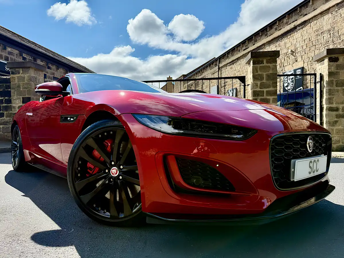 Used 2022 Jaguar F-Type R-Dynamic Black Firenze Red - Interior and Exterior details 3