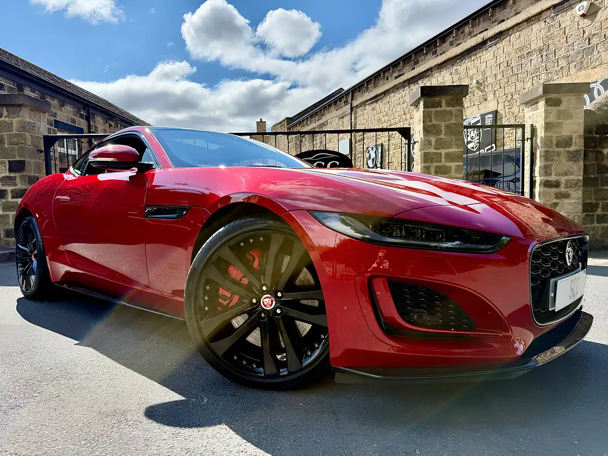 Used 2022 Jaguar F-Type R-Dynamic Black Firenze Red - Interior and Exterior details 4