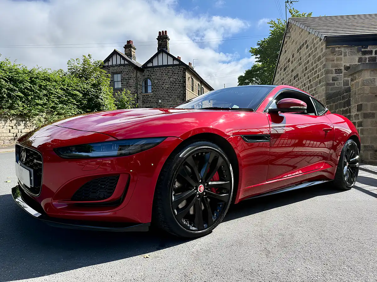 Used 2022 Jaguar F-Type R-Dynamic Black Firenze Red - Interior and Exterior details 7