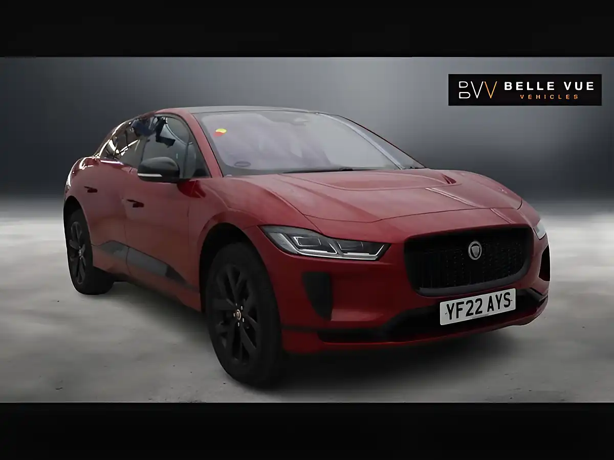 Used 2022 Jaguar I-Pace Black Firenze Red - Front View