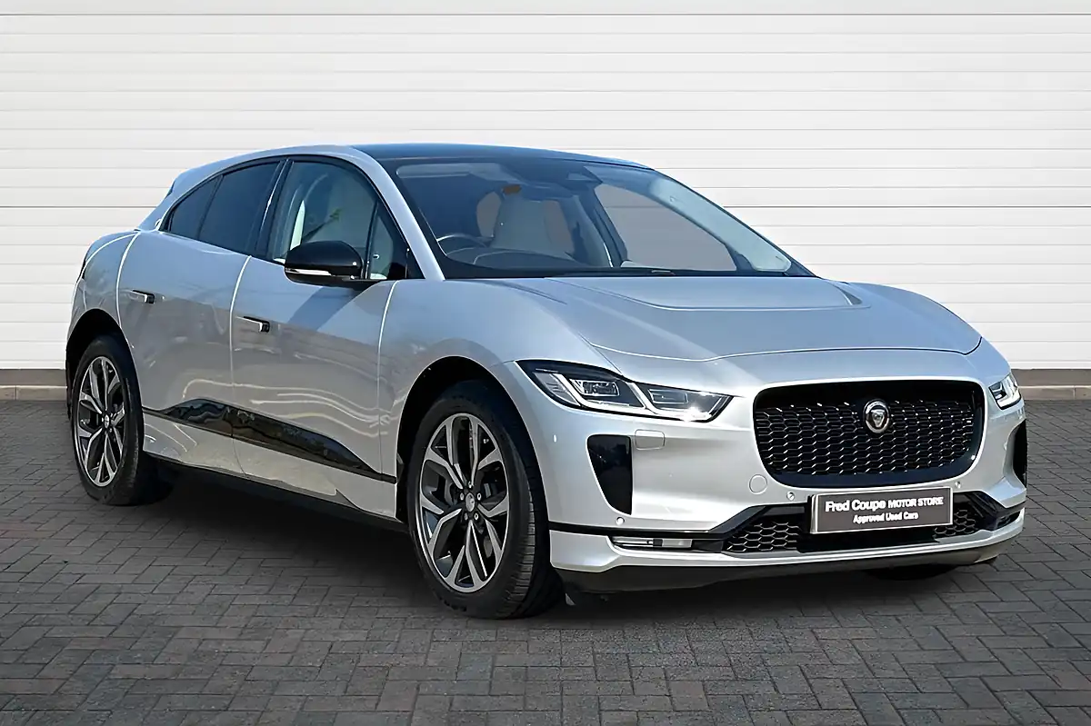 Used 2022 Jaguar I-Pace Hse Black Indus Silver - Front View