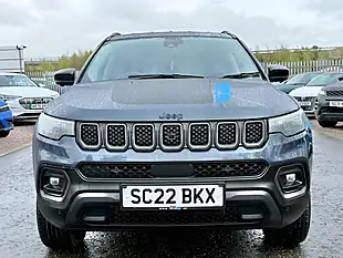Used 2022 Jeep Compass Trailhawk Blue Shade - Interior and Exterior details 2