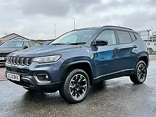 Used 2022 Jeep Compass Trailhawk Blue Shade - Interior and Exterior details 3
