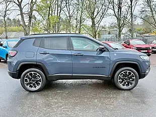 Used 2022 Jeep Compass Trailhawk Blue Shade - Interior and Exterior details 4
