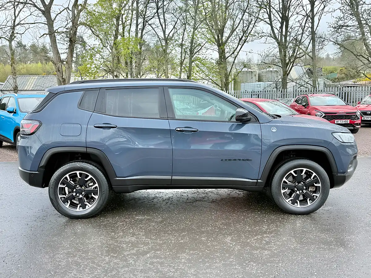 Used 2022 Jeep Compass Trailhawk Blue Shade - Interior and Exterior details 4