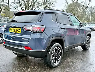 Used 2022 Jeep Compass Trailhawk Blue Shade - Interior and Exterior details 5