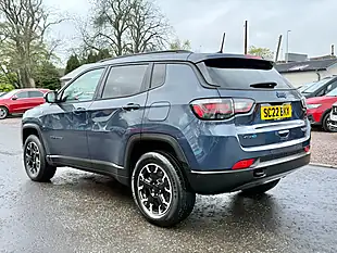 Used 2022 Jeep Compass Trailhawk Blue Shade - Interior and Exterior details 7