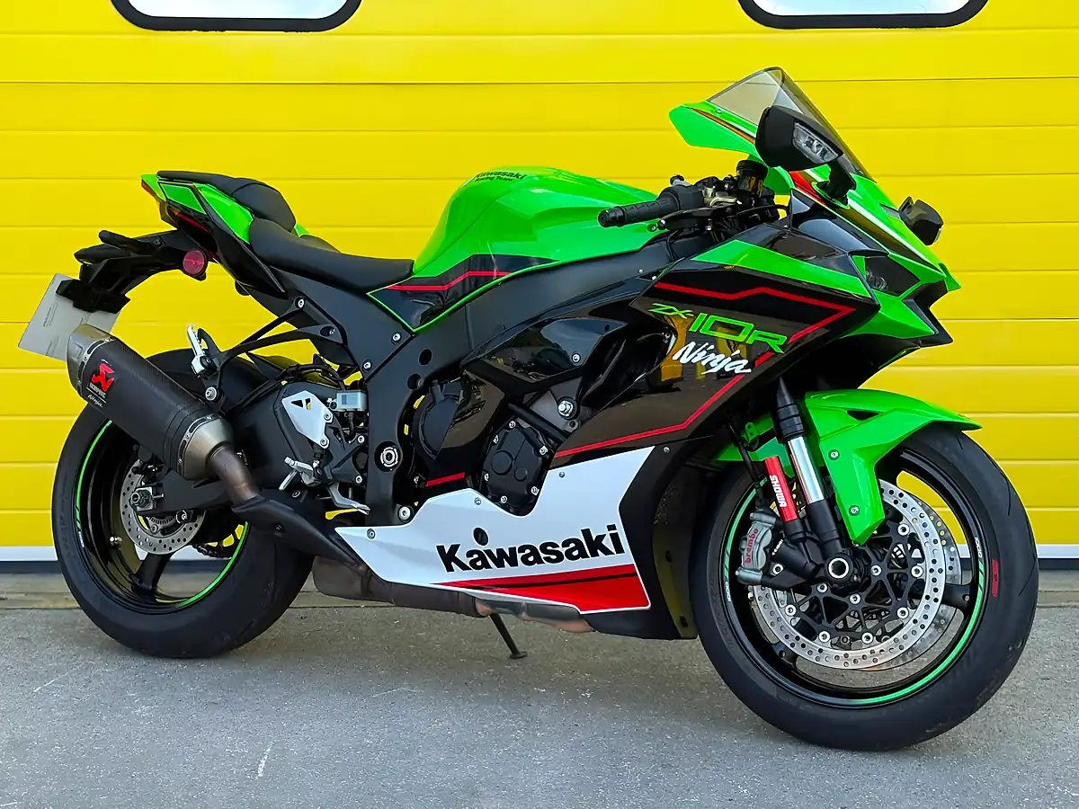 Used 2022 Kawasaki Ninja ZX-10R Krt Edition Green - Front View