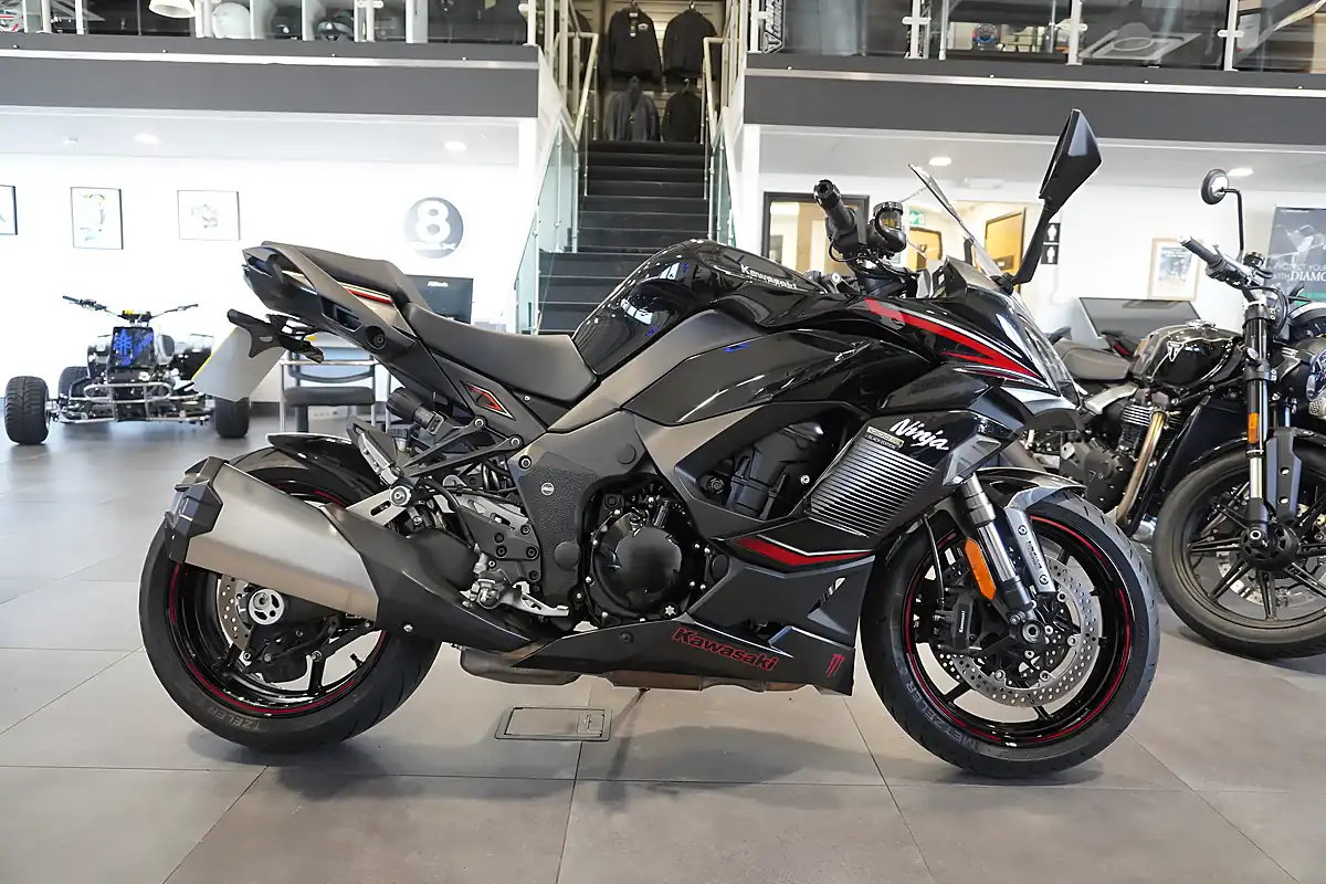 Used 2022 Kawasaki Z1000SX Black Edition Black Metallic - Front View