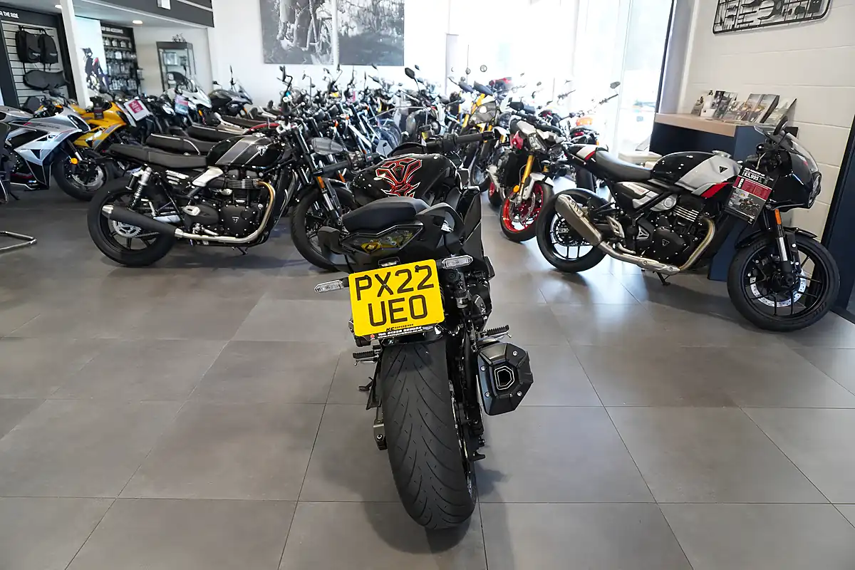 Used 2022 Kawasaki Z1000SX Black Edition Black Metallic - Interior and Exterior details 4
