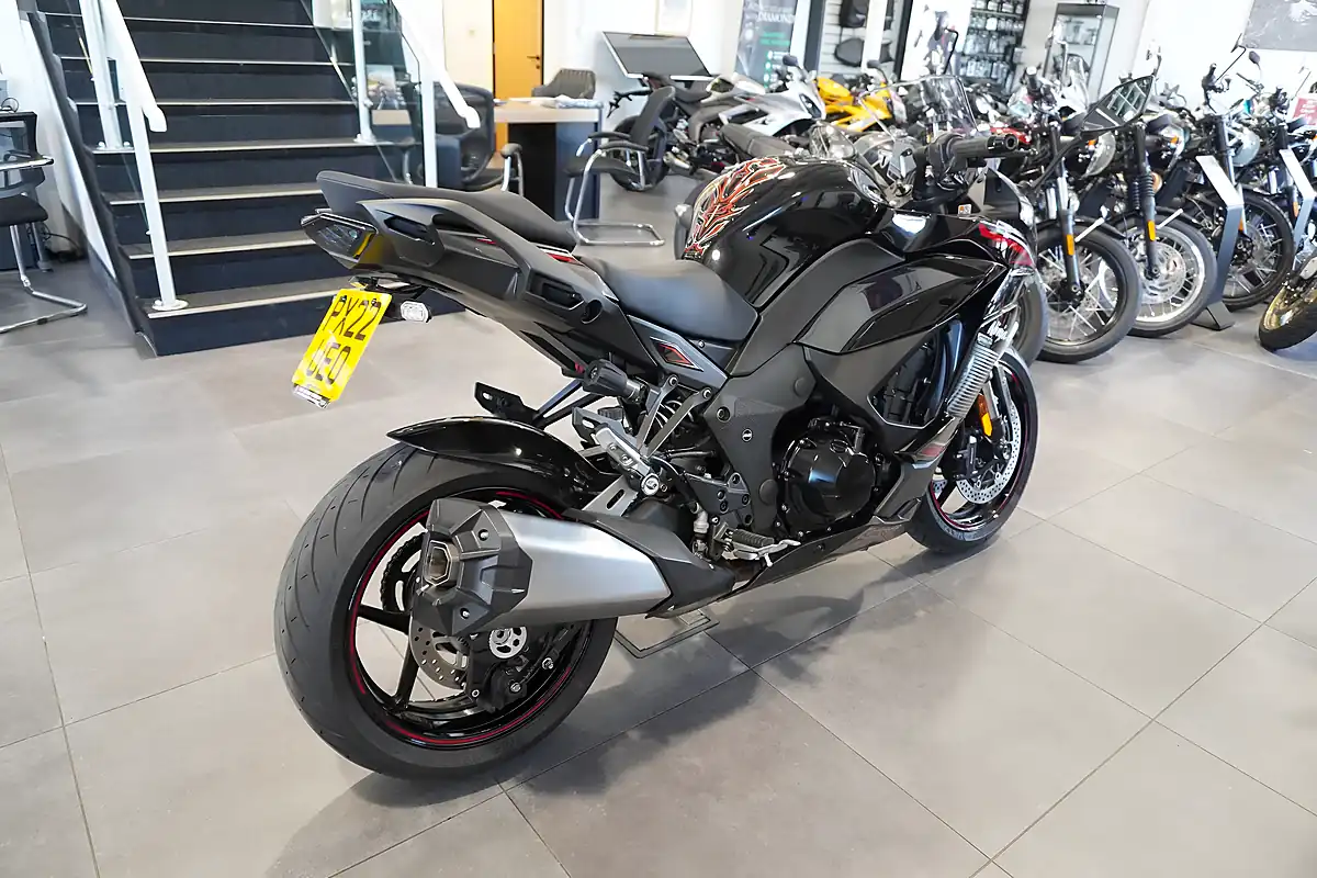 Used 2022 Kawasaki Z1000SX Black Edition Black Metallic - Interior and Exterior details 5