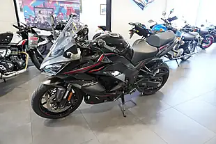 Used 2022 Kawasaki Z1000SX Black Edition Black Metallic - Interior and Exterior details 6