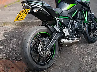 Used 2022 Kawasaki Z650 Abs Green - Interior and Exterior details 17
