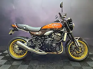 Used 2022 Kawasaki Z900 RS 50th Anniversary Brown - Interior and Exterior details 2