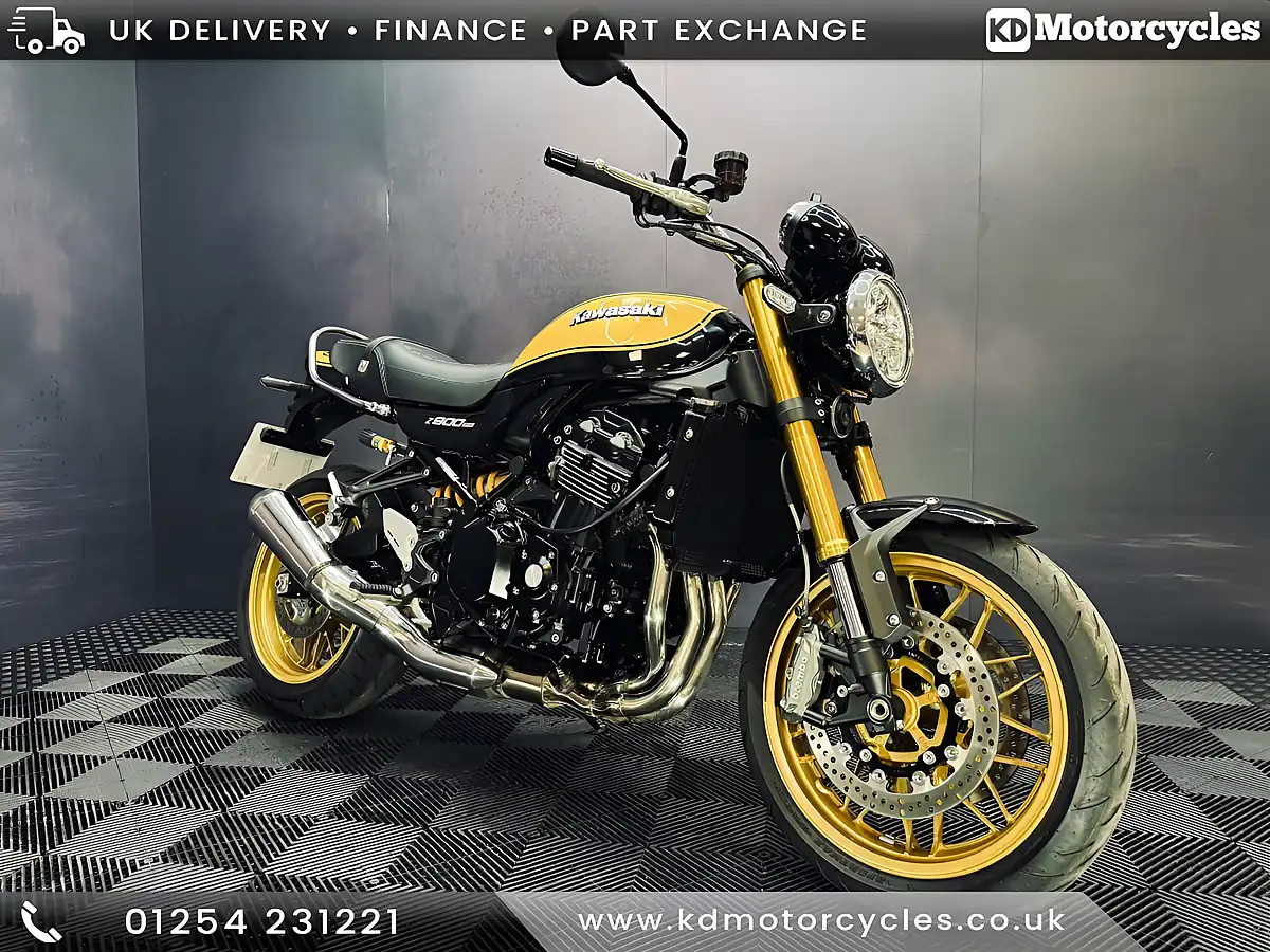 Used 2022 Kawasaki Z900 RS Se Yellow Ball - Front View