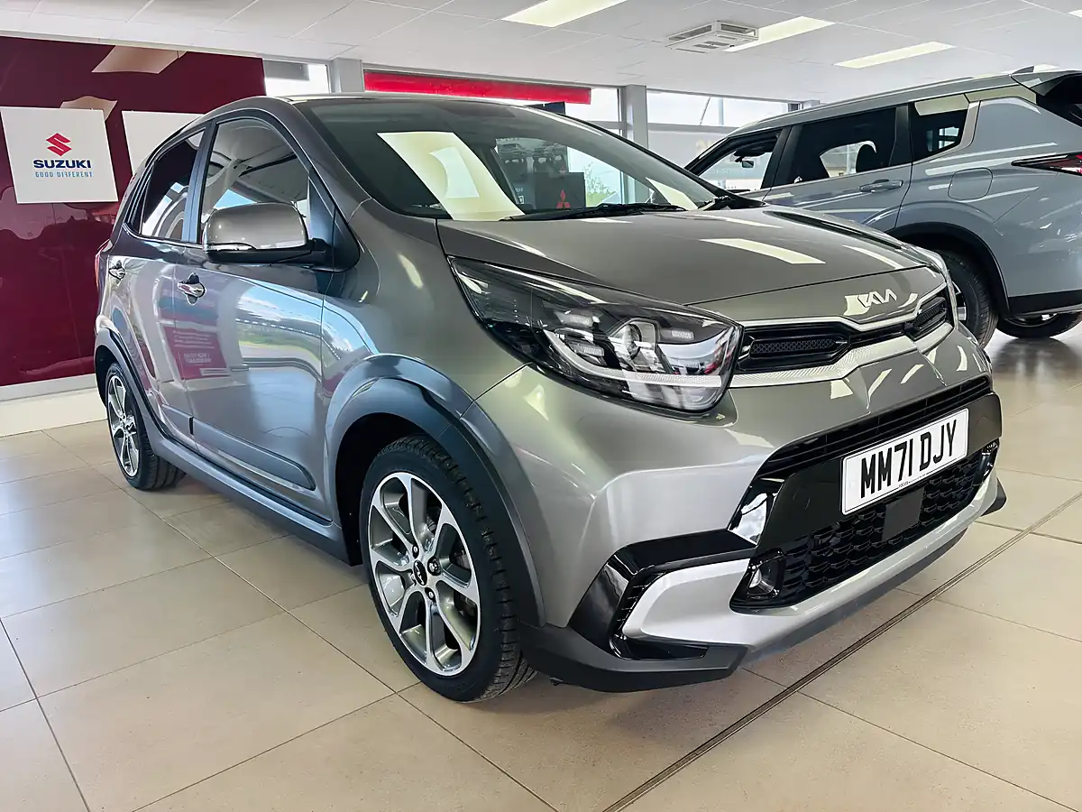 Used 2022 Kia Picanto X-Line S Grey - Front View