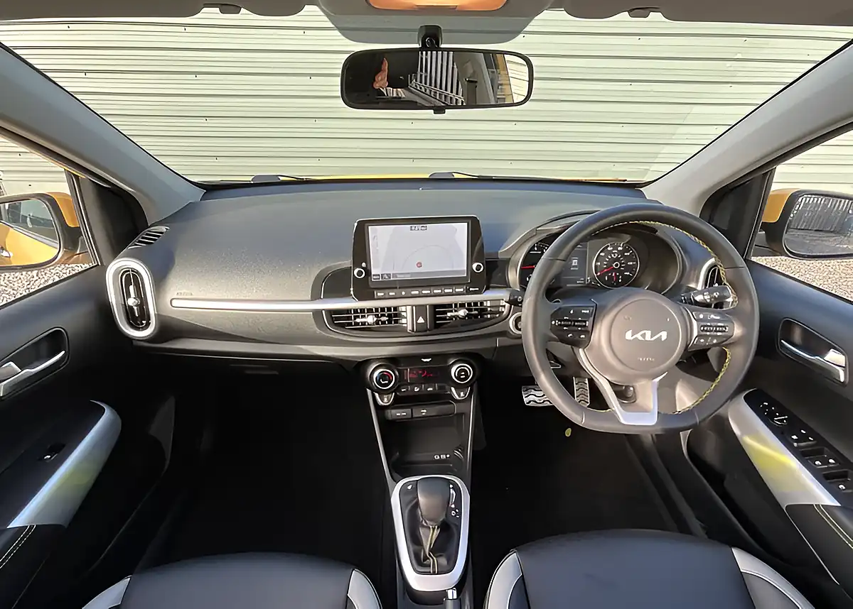 Used 2022 Kia Picanto X-Line S Yellow - Interior and Exterior details 9
