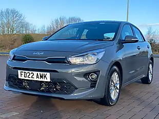 Used 2022 Kia Rio 2 Grey - Interior and Exterior details 9