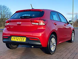 Used 2022 Kia Rio 2 Red - Interior and Exterior details 4