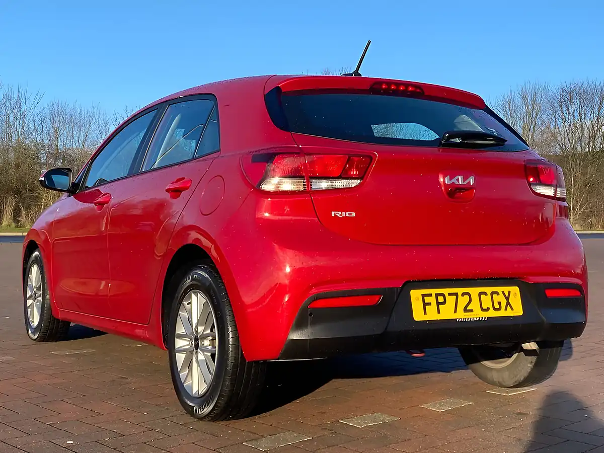 Used 2022 Kia Rio 2 Red - Interior and Exterior details 7
