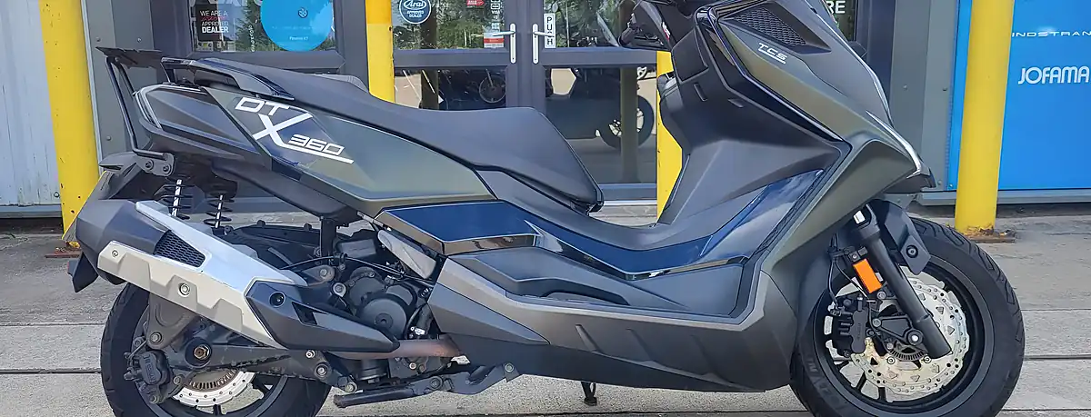 Used 2022 Kymco Dtx 360 Green - Front View