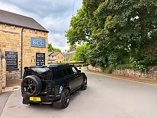 Used 2022 Land Rover Defender 110 Hse Hard Top Santorini Black - Interior and Exterior details 12