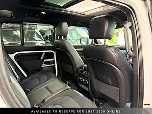 Used 2022 Land Rover Defender 110 X-Dynamic S White - Interior and Exterior details 12