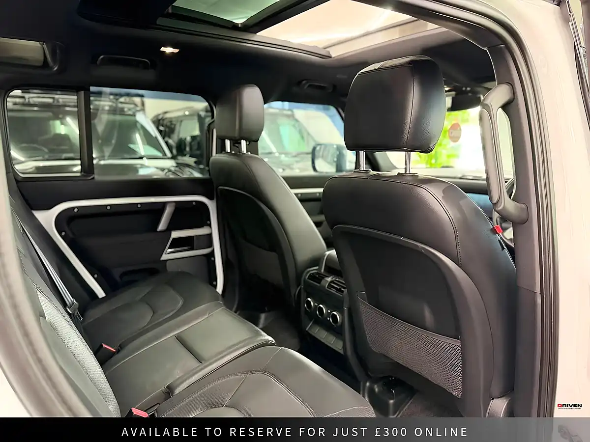 Used 2022 Land Rover Defender 110 X-Dynamic S White - Interior and Exterior details 12