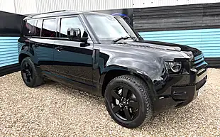 Used 2022 Land Rover Defender 110 X-Dynamic Se Santorini Black - Interior and Exterior details 2