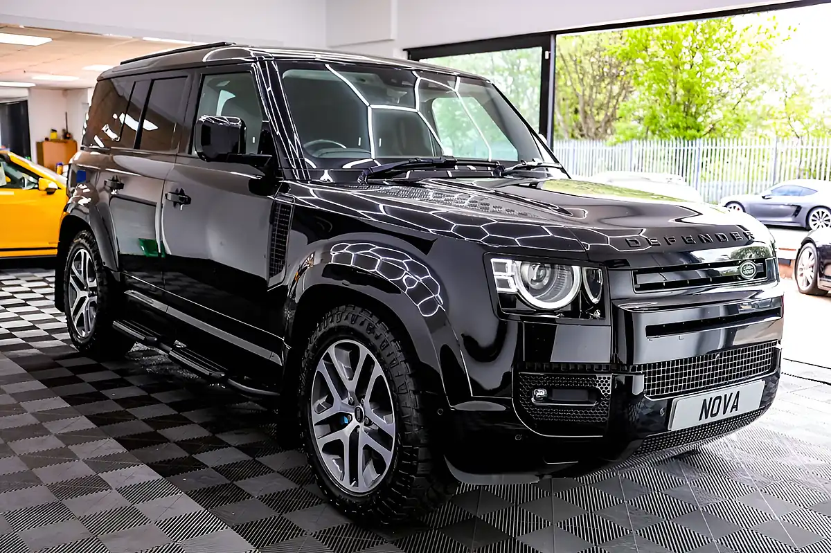 Used 2022 Land Rover Defender Xs Edition Santorini Black - Interior and Exterior details 9