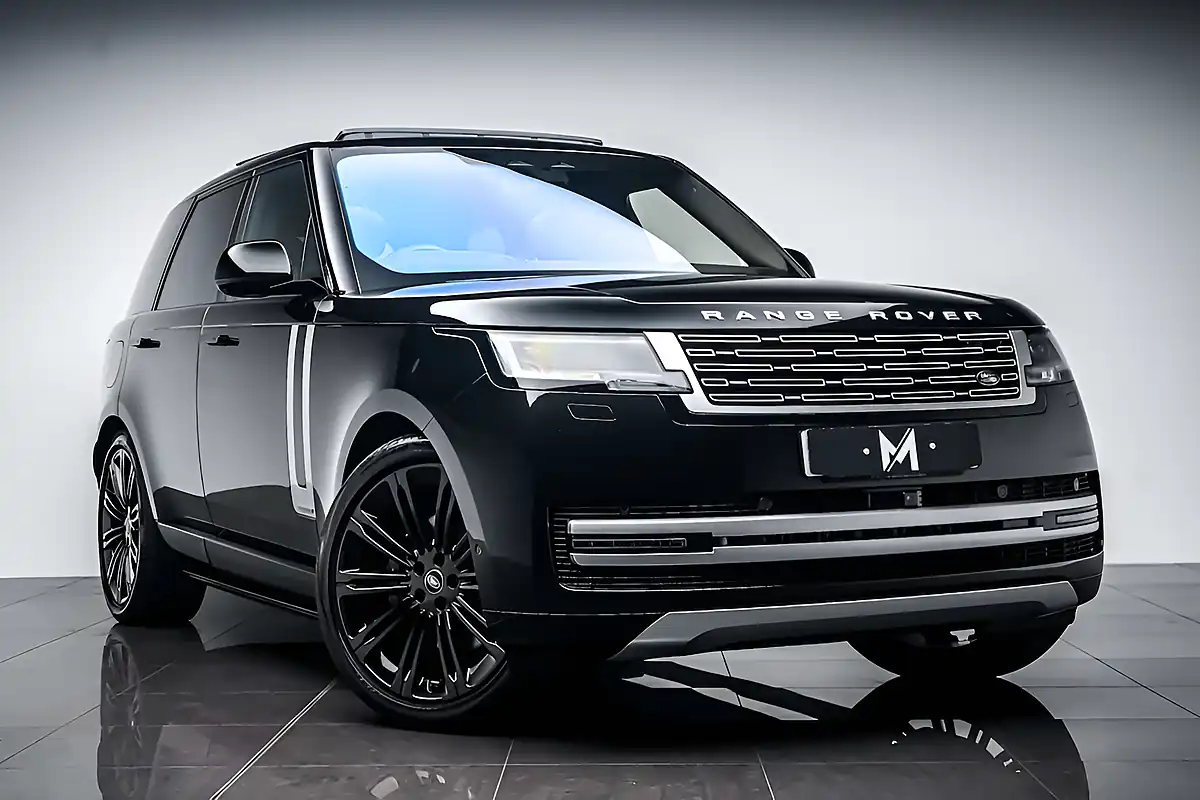 Used 2022 Land Rover Range Rover Autobiography Santorini Black - Front View