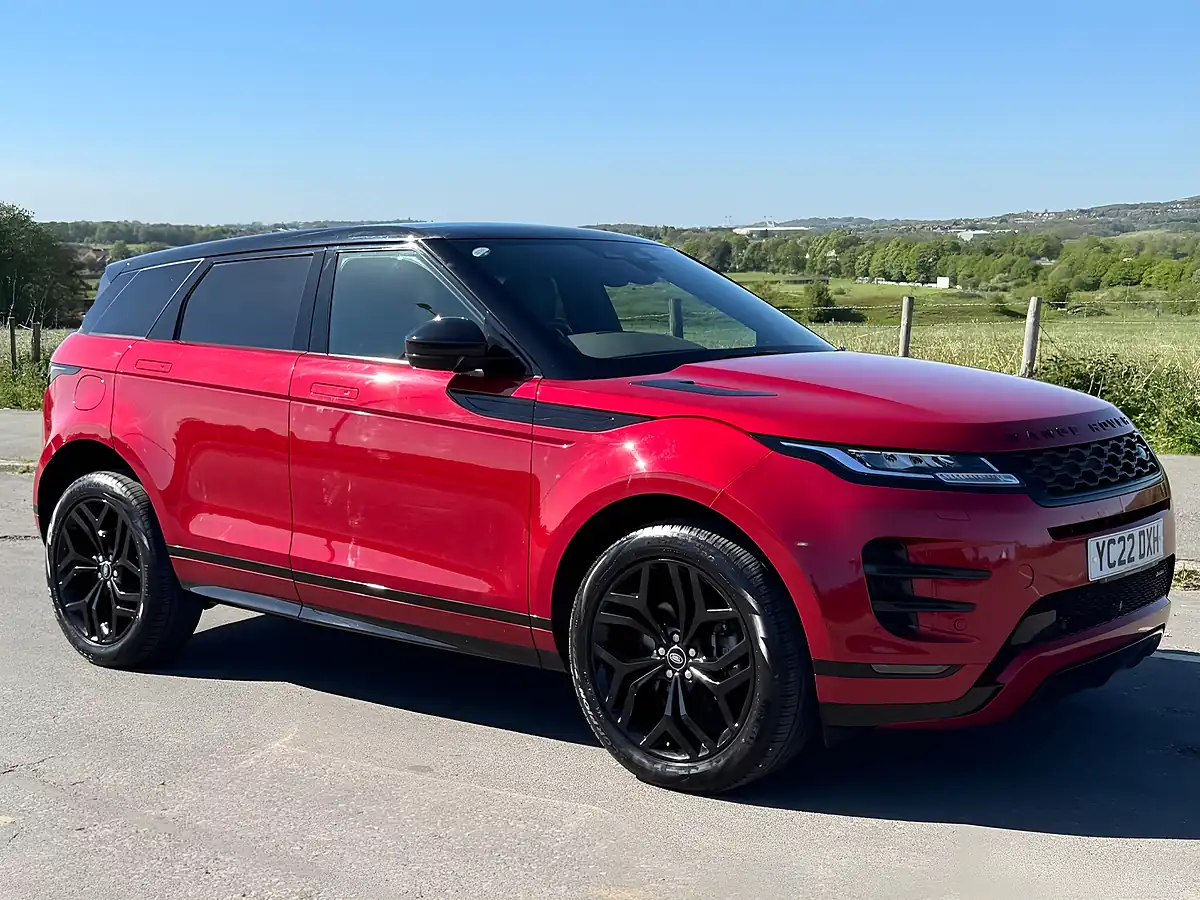 Used 2022 Land Rover Range Rover Evoque Edition Firenze Red - Front View