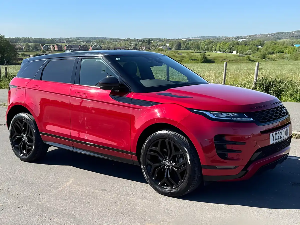 Used 2022 Land Rover Range Rover Evoque Edition Firenze Red - Interior and Exterior details 2